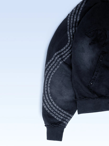 Obsidian Leopard Hoodie