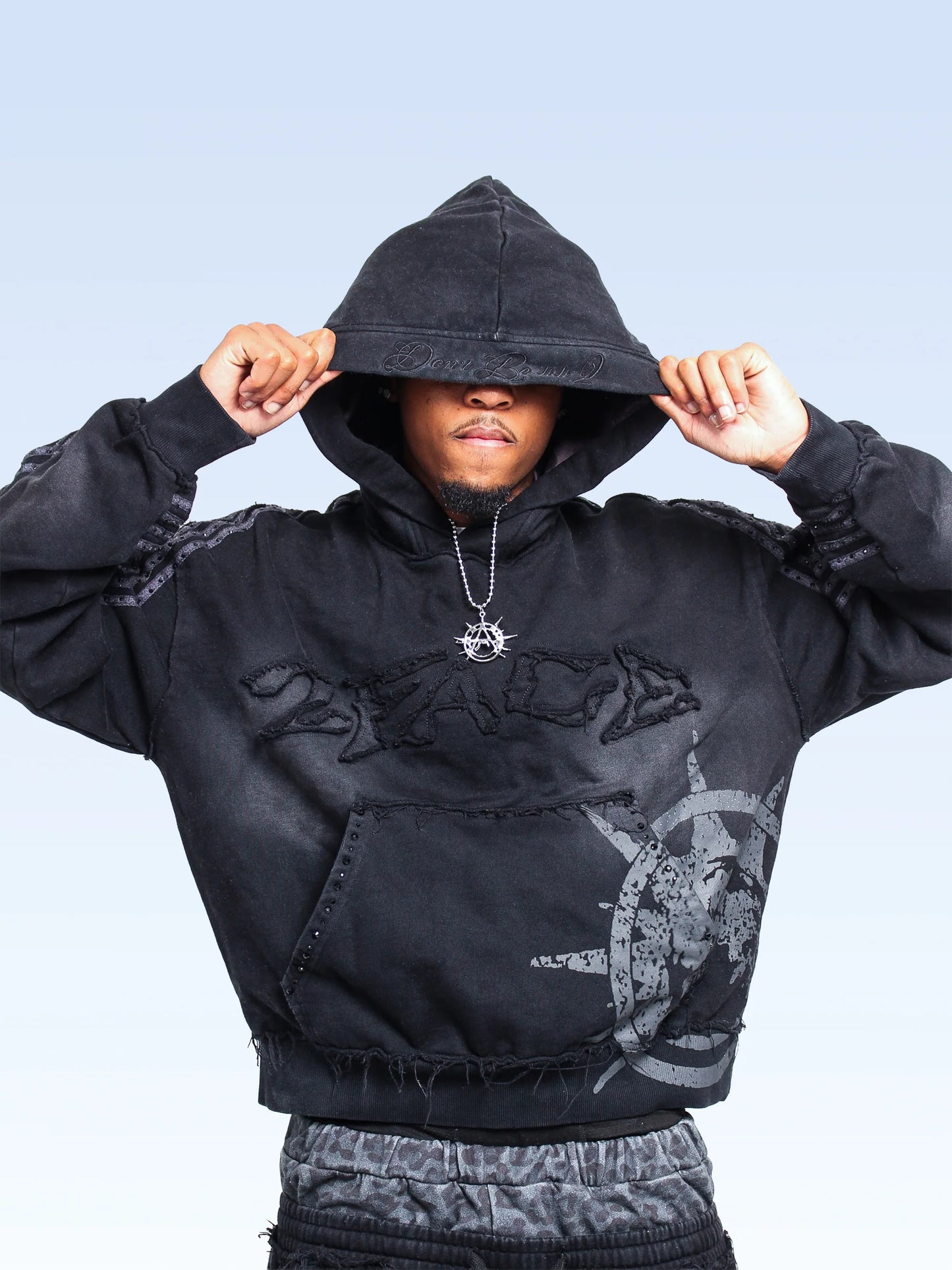 Obsidian Leopard Hoodie