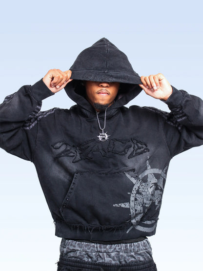 Obsidian Leopard Hoodie